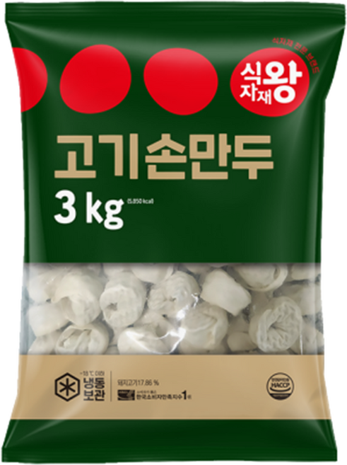 식자재왕 순돈육 고기 손만두 3kg, 2개