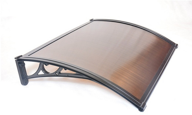 가게 매장 어닝 비 눈 처마 햇빛 가림막 베란다 야외 정원 펜션 주택 현관앞 문앞 차양막, 80x 길이 100CM 2개의 브래킷