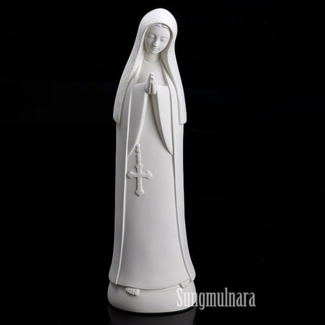 성모상 기도성모 화이트28cm 천주교 성상 성물