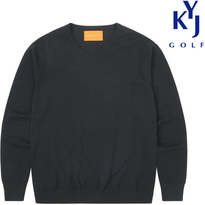 김영주골프 베이직 브이넥 풀오버 니트 K341KT101