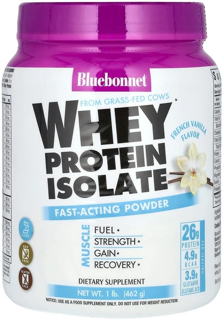 블루보넷 네추럴 웨이 프로틴 아이솔레이트 단백질 보충제, 1개, 462g - 쿠팡