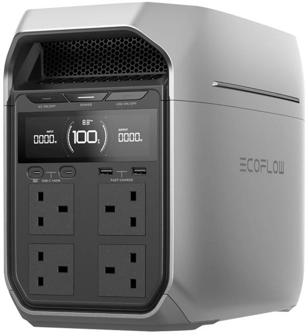 2025신제품 에코플로우 델타2 업그레이드 델타3 플러스 1024W 리튬인산철 파워뱅크 220V 올인원 배터리, 1개, 델타3플러스-중국판(EU)