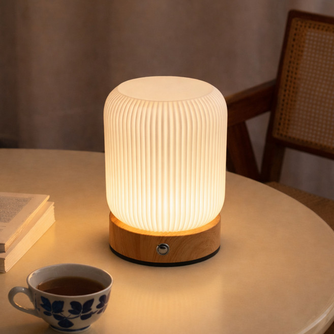 페이퍼랩 밝기 조절 충전형 LED 테이블 조명 인테리어 무드등, 기본