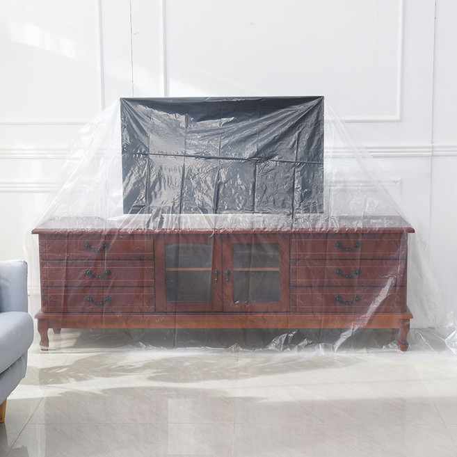 防塵布 防水布, 1個, 家具防塵蓋-1入, 透明