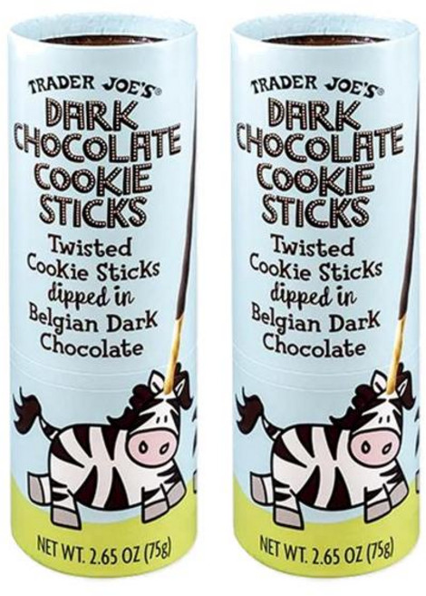 트레이더조 다크 초콜릿 쿠키 스틱 75g 2개