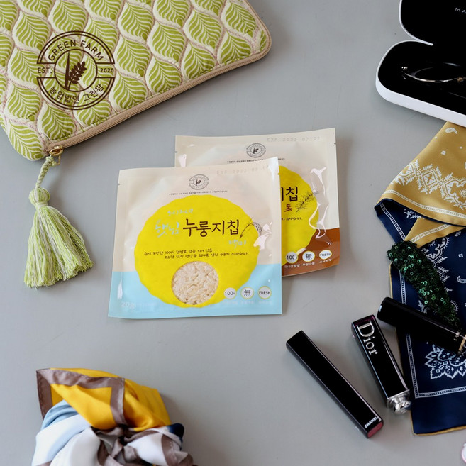 허가네 누룽지 김포 금쌀(햅쌀) 백미 누룽지칩 알뜰 패키지 30봉지(60장), 20g