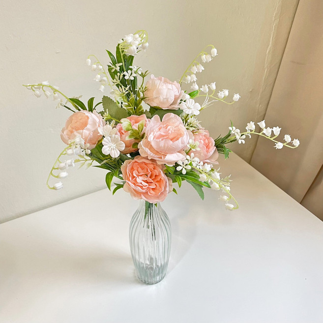 플뢰르 피오니 세트 - 인테리어 조화 꽃다발 세트 기념일 생일 선물꽃, 1개