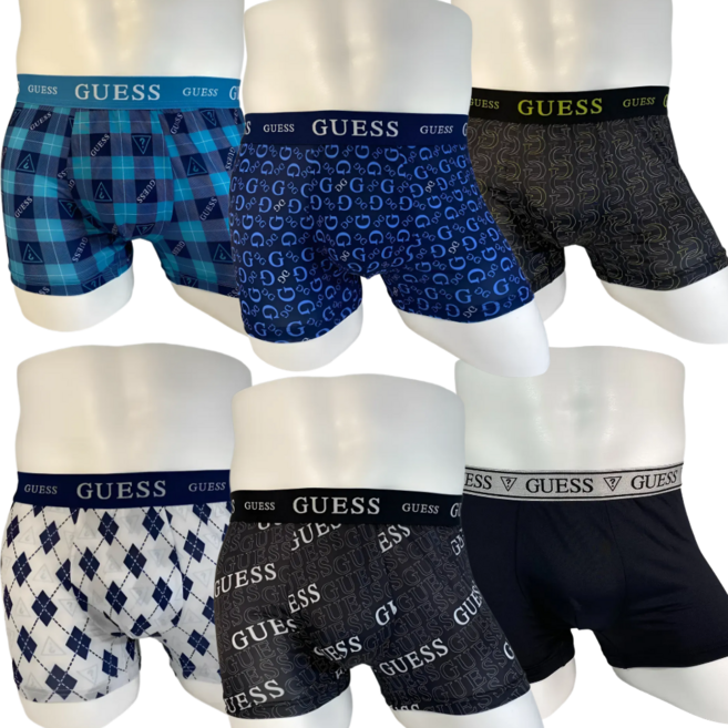 게스 언더웨어 남자 사각 드로즈 팬티 속옷 선물 160/193시리즈 7종택1