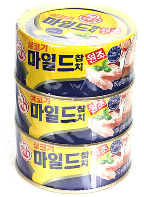 사조 오뚜기 마일드참치, 150g, 6개