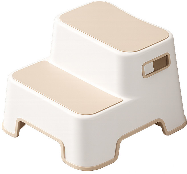 조이로이 논슬립 미끄럼방지 다용도 2단 디딤대, 베이지, 1개
