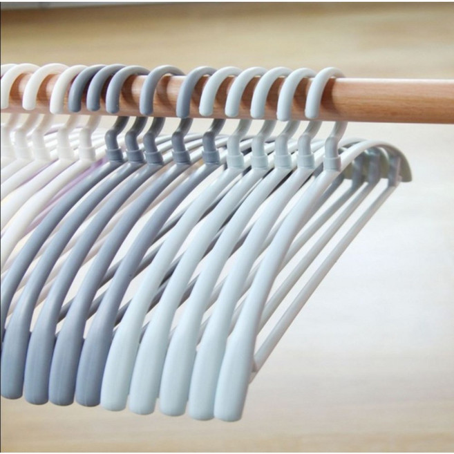 애쉬드 튼튼한 논슬립 파스텔 옷걸이 10P세트 미끄럼방지 옷걸이 니트옷걸이, 30개, 핑크