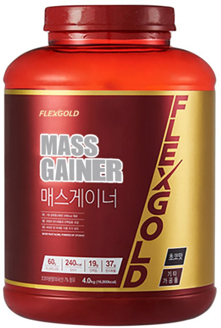 스포맥스 매스 게이너 플렉스골드 벌크업 체중증가 살찌는 보충제, 1개, 4kg