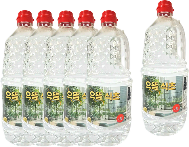 으뜸 청소용 식초, 6개, 1.8L