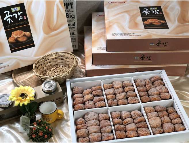 [쉐프 추천] 특A급 곶감 주머니 꽃감 단감 감 말랭이 선물세트 실속형 곳감 대용량, 1세트, 3kg