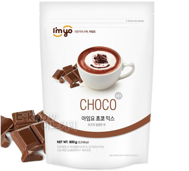 아임요 초코 믹스 파우더, 800g, 1개입, 3개