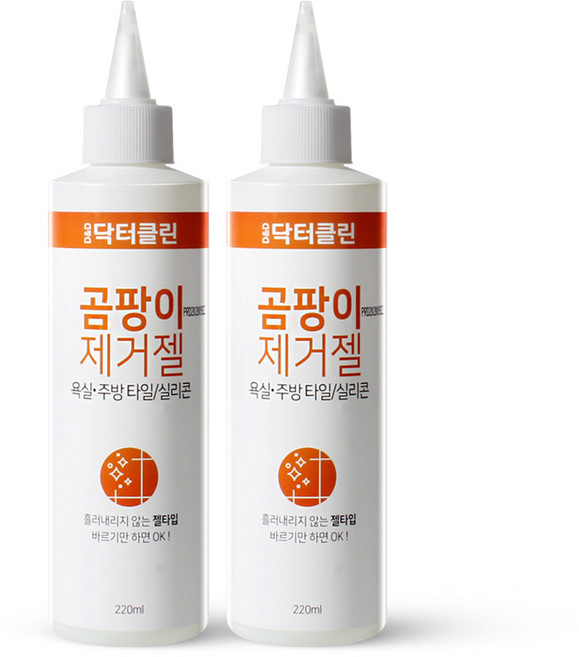 닥터클린 바르는 곰팡이 제거제 제거젤, 2개, 220ml