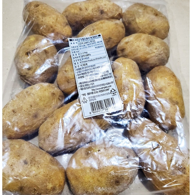 업소용 미국산 냉동 통감자 170g x13개 2.26K X6, 1