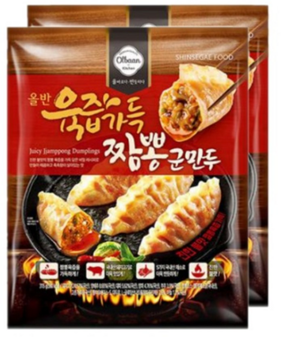 올반 육즙가득 짬뽕군만두, 315g, 2개