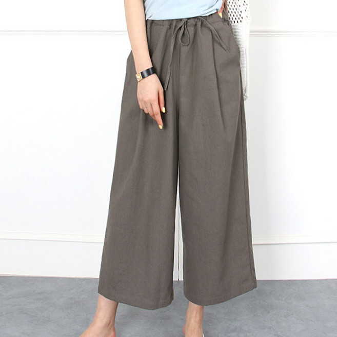 핏 예쁜 프루트 와이드 밴딩팬츠 S~3XL 빅사이즈 여성의류