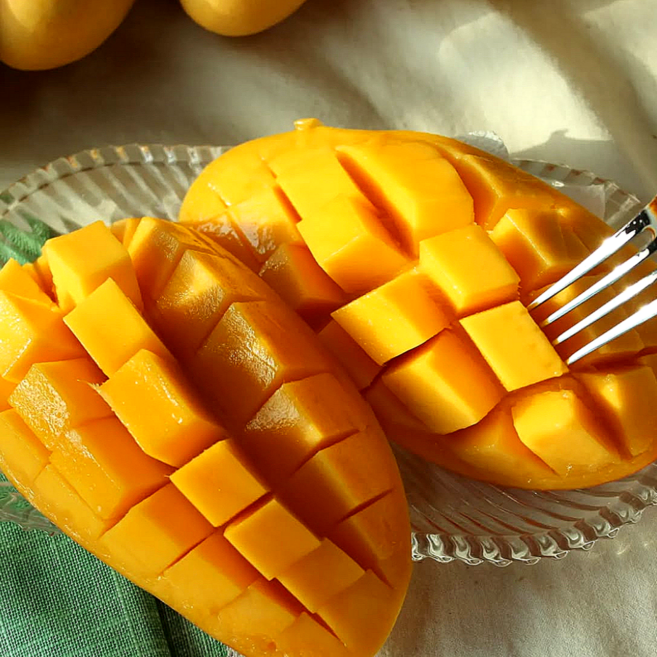 [호텔납품용] 20brix 골드망고 남독마이 망고 현지직배송, 1박스, 2kg(6과수이내)