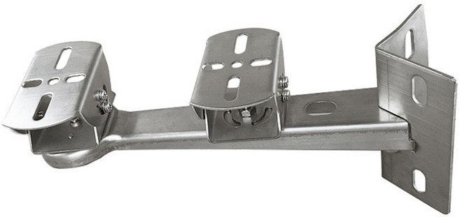 EGSHOP 전주형 CCTV 카메라 스텐 듀얼 브라켓, PO-02SS, 1개
