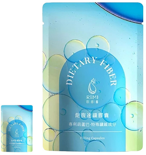 日日靡 飽腹速纖膠囊, 2個, 30顆