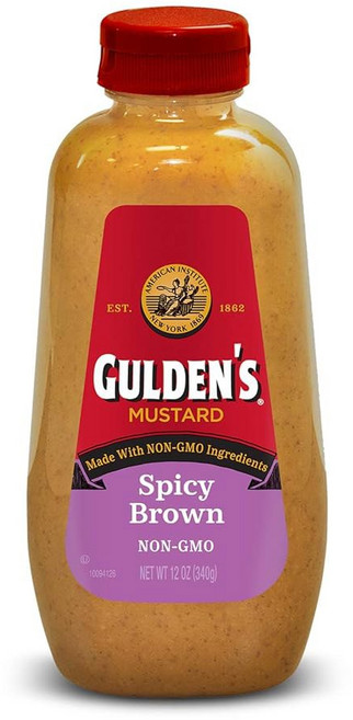 굴덴의 매콤한 브라운 머스타드 12온스, 9 spicy brown mustard, 340g, 12개