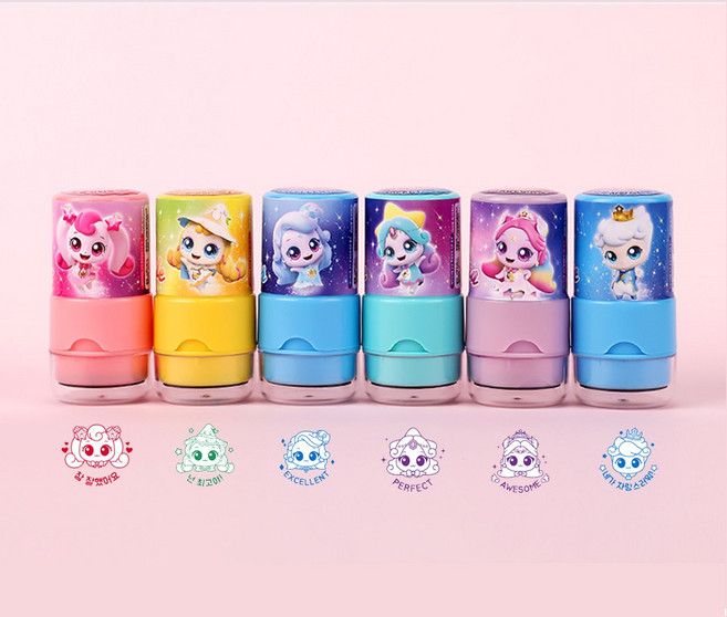 티니핑 칭찬스탬프 도장 6종 1세트, 1개