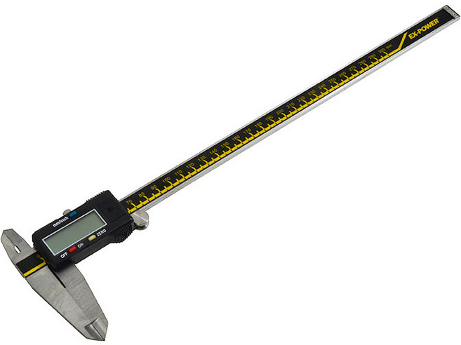 이엑스파워 EXPWOER 일반 버니어 캘리퍼스 노기스 폭 두께 깊이 측정 150MM 알천마당, 1개