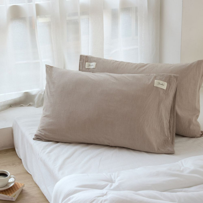 소넬리노 60수 순면 코지 호텔 자루형 베개커버 2p
