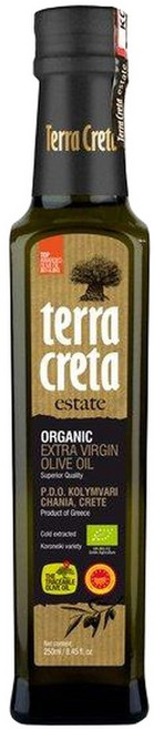 (테라크레타)에스테이트 유기농 콜림바리 엑스트라 버진 올리브 오일 250ml, 1개