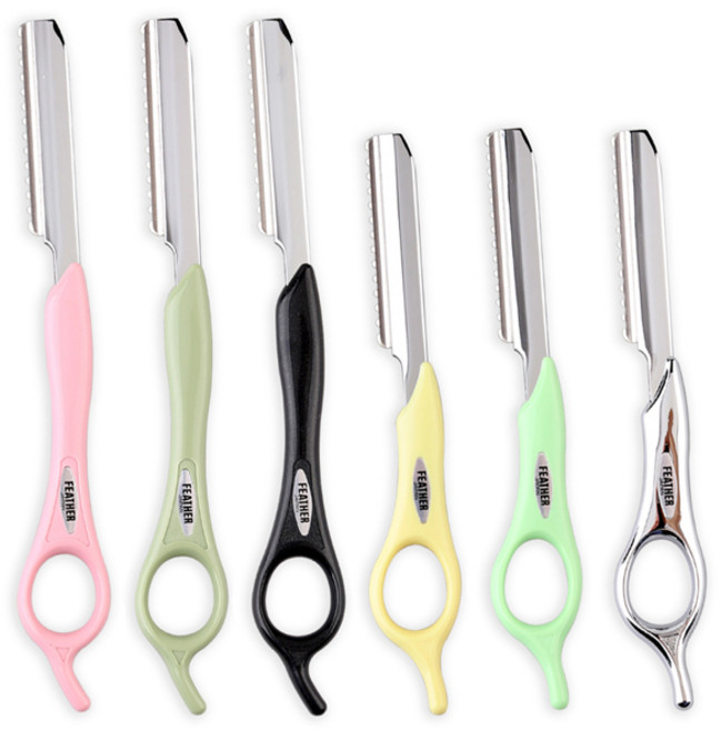 일제 페더 스타일링 레자기 미용레자 레자칼 레자날 레자기 전문가용 숏컷 질감처리, 실버 SRS-S 숏타입, 1개