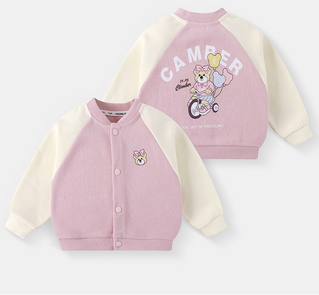 델루비오 아동 곰돌이 자수 야구점퍼 주니어 스타디움 자켓 봄 가을 아우터