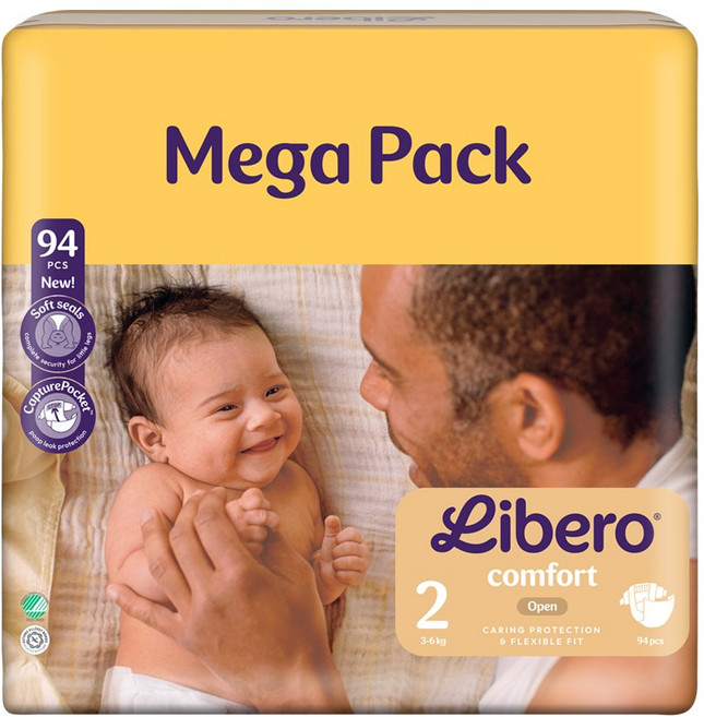 리베로 밴드형 기저귀 유아용, 2단계, 94매