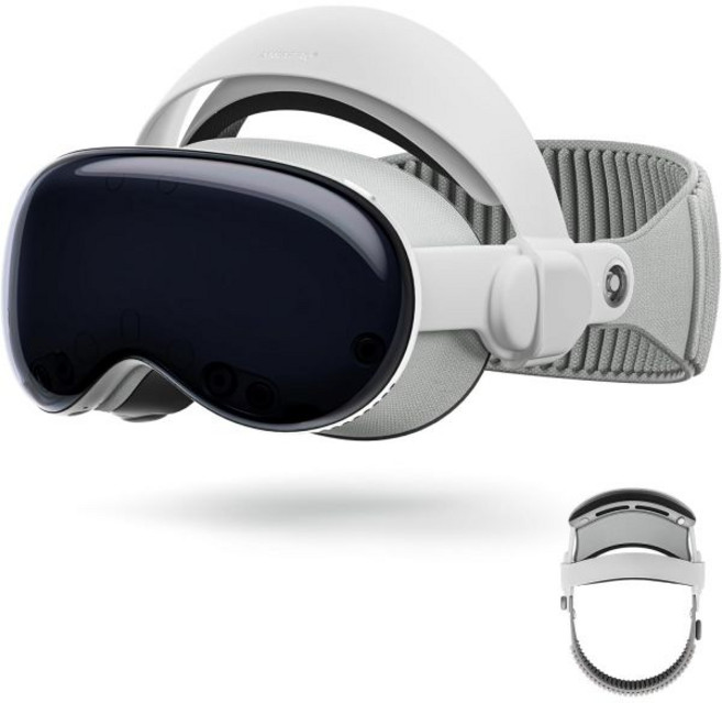 ANNAPRO A2 헤드 스트랩 (애플 비전 프로 2용) 압력 감소 및 편안함 제공 액세서리와 호환 편안함과 안정성 향상 다양한 머리 모양에 적합 버전 2, ANNAPRO A2 헤드 스트랩 (애플 비전 프로 2용