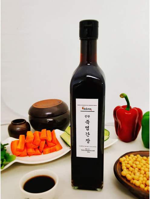 나주 선한 죽염 간장 500ml 나주반남 국립나주박물관 선한세상, 1개