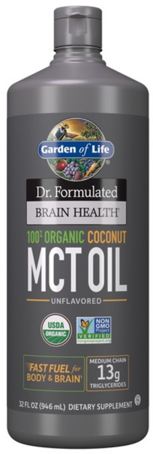 가든오브라이프 브레인 헬스 코코넛 MCT 오일 언플레이버드, 1개, 946ml