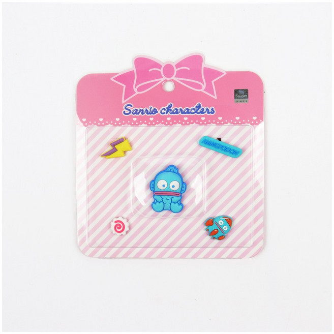 산리오 캐릭터즈 2D 후르츠 아이콘 신발에 꽂는 귀여운 악세사리 실내화 샌달 파츠 참세트