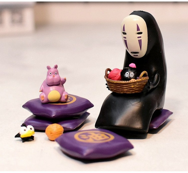 지브리 센과치히로 가오나시 피규어 세트 인테리어 장식 소품, 1개