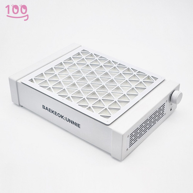 백억언니 드로윈 네일 흡진기 프리미엄 고출력 흡입기, 1개, 화이트