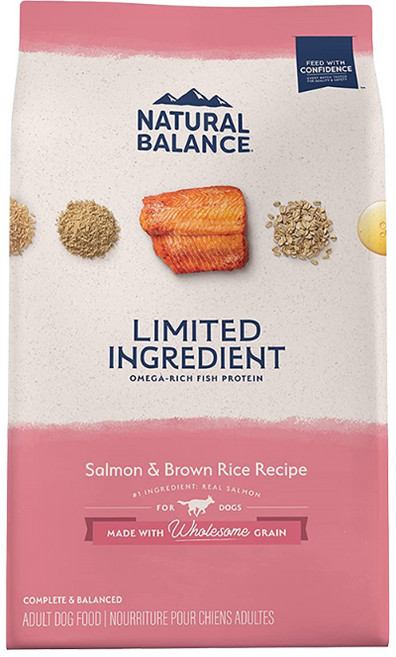 내추럴발란스 L.I 연어 현미 레시피 강아지 사료(큰알) 5.0kg, 1, 5kg