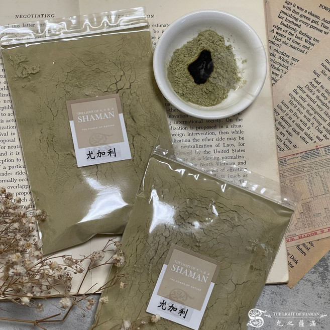 [光之薩滿] 尤加利葉乾燥尤加利葉捆散葉粉, 1個, 粉50g裝