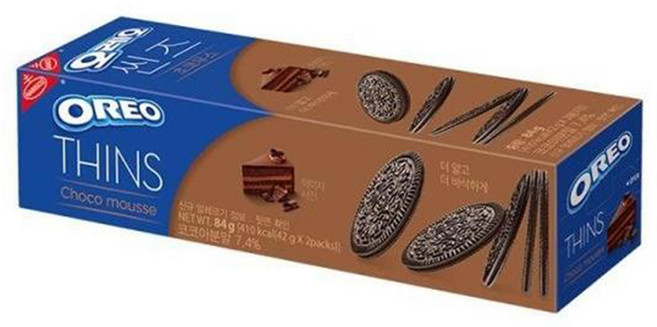 오레오 씬즈 초코크림무스 84g x12개, 12개