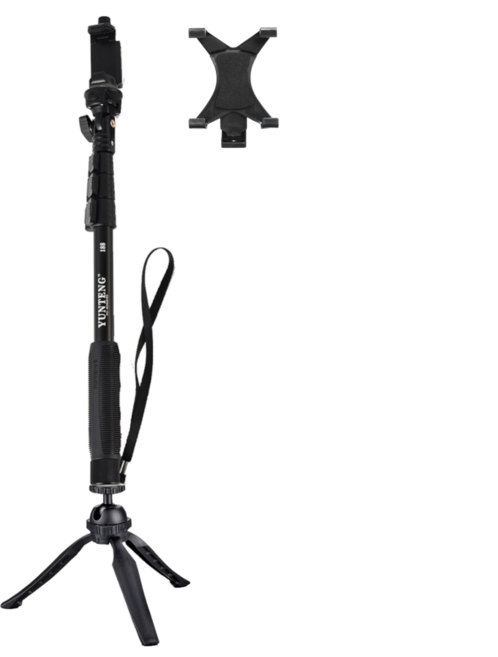 XPOD XP-188 +XP-060P+XH5 갤럭시 폴드3 4 5 셀카봉 모노포드 삼각대-모노포드, 선택없음, 1개