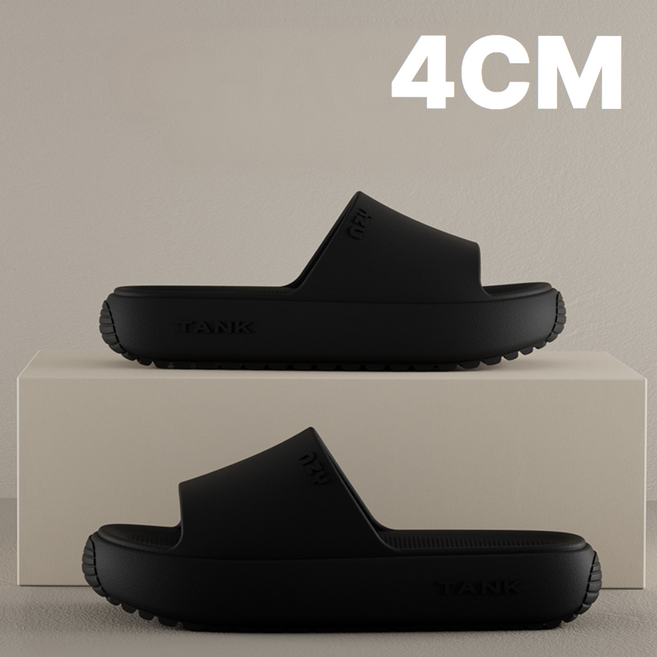 푹시즈 커플 EVA 발편한 쿠션 4cm 슬리퍼