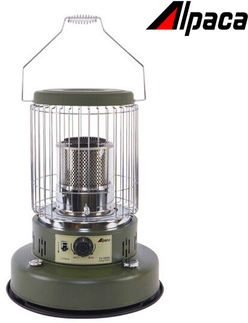 알파카 석유난로 카키색상 7리터 32㎡ J460CW석유히터 기름난로 캠핑난로 등유난로 야외히터, 단품