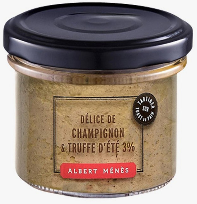 프랑스 알베르메네 Albert Ménès 여름 송로버섯 딜라이트 3% 버섯 스프레드 100g, 1개