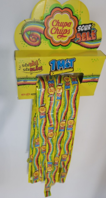 츄파춥스 사워벨트, 55g, 4개