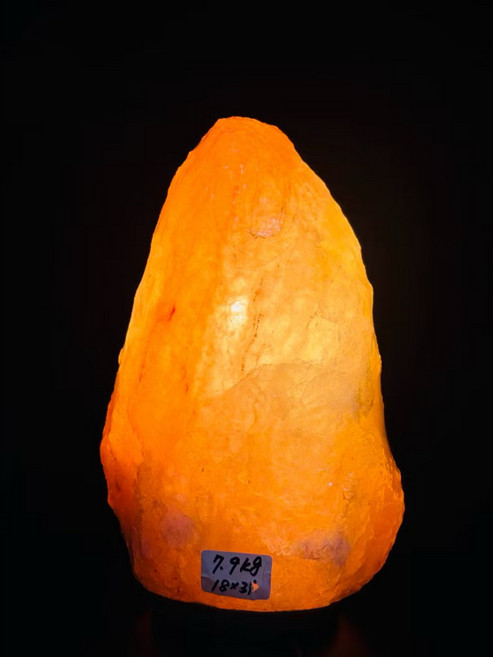 財山型鹽燈 7.9kg 頂級帝王紅等級 三段式調節電源線, 加粗三段式自動斷電保險絲安全電線