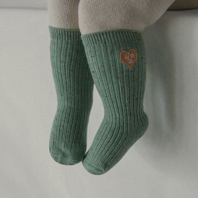 해피프린스 마블 골지 아기 니삭스